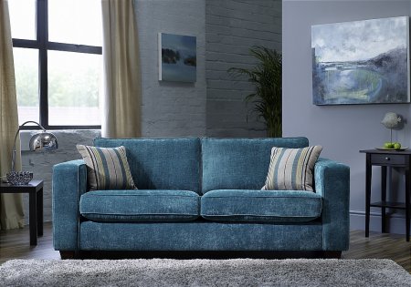 Ashwood - Pedro Sherlock Teal Sofa