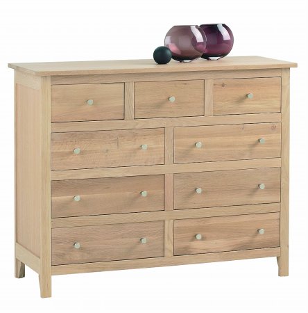 Vale Furnishers - Bedrooms - Cirrus Three and Six Drawer Chest. Click for larger image.