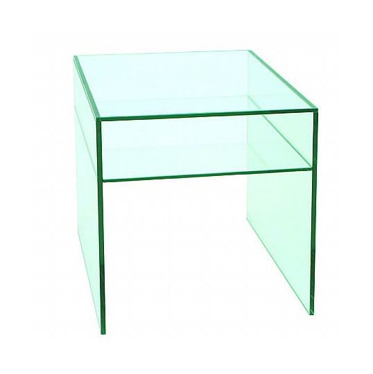 Vale Furnishers - Glass Square Occasional Table . Click for larger image.