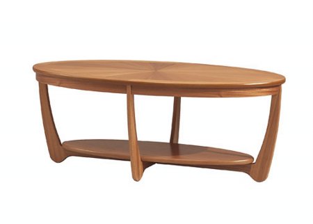Nathan - Teak Collection Shades Sunburst Top Coffee Table. Click for larger image.