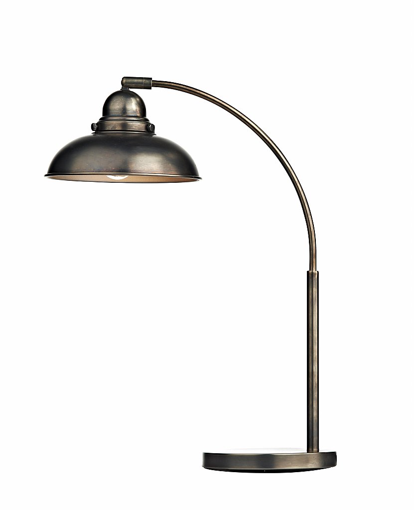 Dar Lighting - Dynamo Table Lamp in Antique Chrome Dar Lighting - Dynamo Table Lamp in Antique Chrome