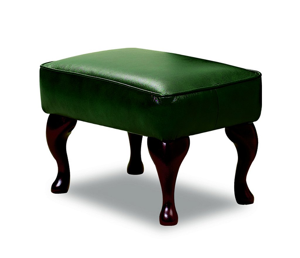 Celebrity - Woburn Leather Legged Footstool Celebrity - Woburn Leather Legged Footstool