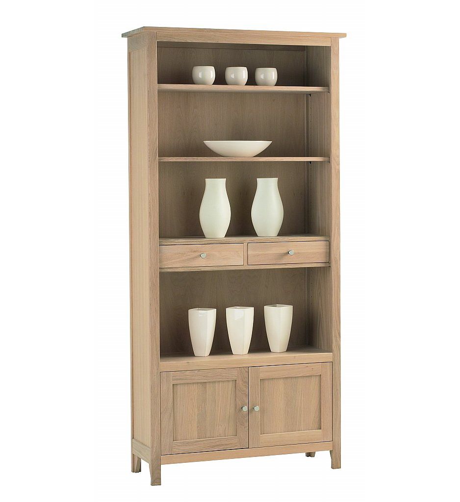 Corndell - Nimbus Large Bookcase with Cupboard & Drawers Corndell - Nimbus Large Bookcase with Cupboard & Drawers