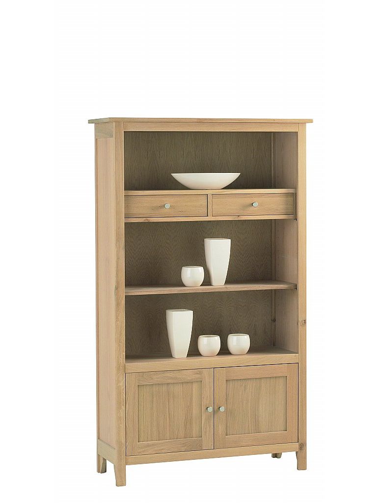 Corndell - Nimbus Medium Bookcase with Cupboard & Drawers Corndell - Nimbus Medium Bookcase with Cupboard & Drawers