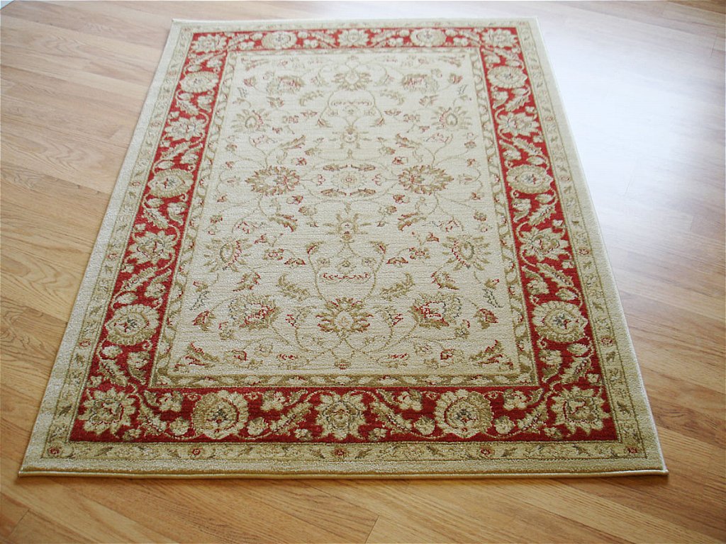 Mastercraft Rugs - Ziegler 7709 Cream Red Rug Mastercraft Rugs - Ziegler 7709 Cream Red Rug