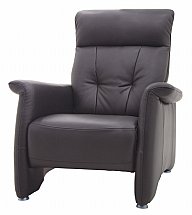 Vale Furnishers - Sofas - Sleek Leather Armchair