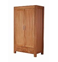 Vale Furnishers - Bedrooms - Vale Oak Wardrobe