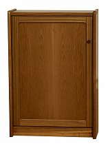 Nathan - Teak Collection Classic Media Storage Unit with Door
