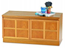 Nathan - Teak Collection Classic Double Low Storage Unit