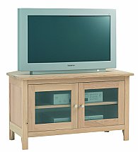Vale Furnishers - Cirrus Glazed TV Cabinet