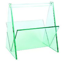 Vale Furnishers - Glass Magazine Rack