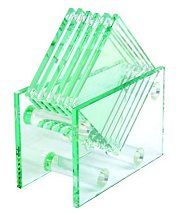 Vale Furnishers - Glass 6 Square Coasters 