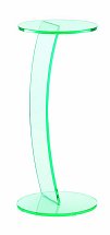 Vale Furnishers - Glass Tall Glass Display Stand