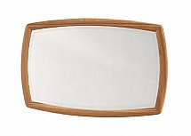 Nathan - Teak Collection Shades Shaped Wall Mirror