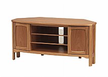Nathan - Teak Collection Shades Corner TV Unit