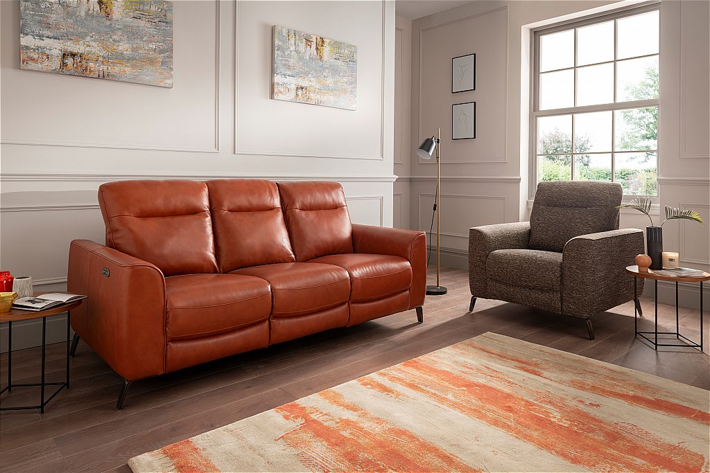 lazboy james leather sofa