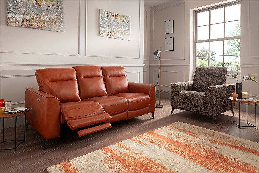 connor sofa nailheads leather