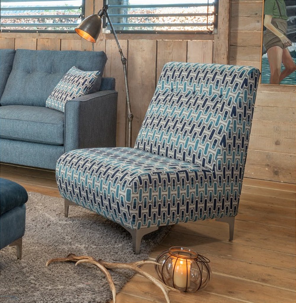Alstons Upholstery Lexi Armless Accent Chair