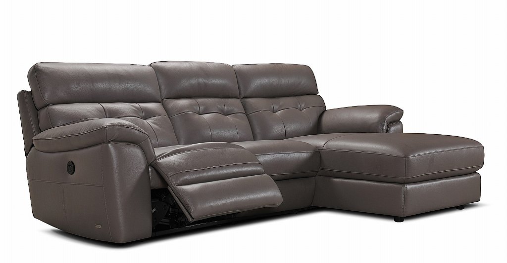 Mackay Collection Foggia 3 Seater, 3 Seater Sofa With Recliner And Chaise