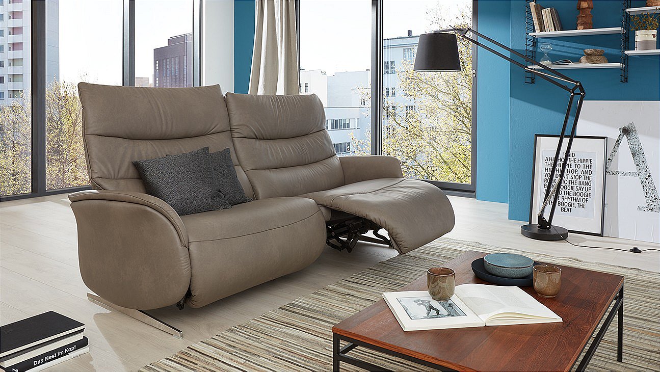 Himolla Azure 2 Seater Manual Wall-Free Reclining Sofa