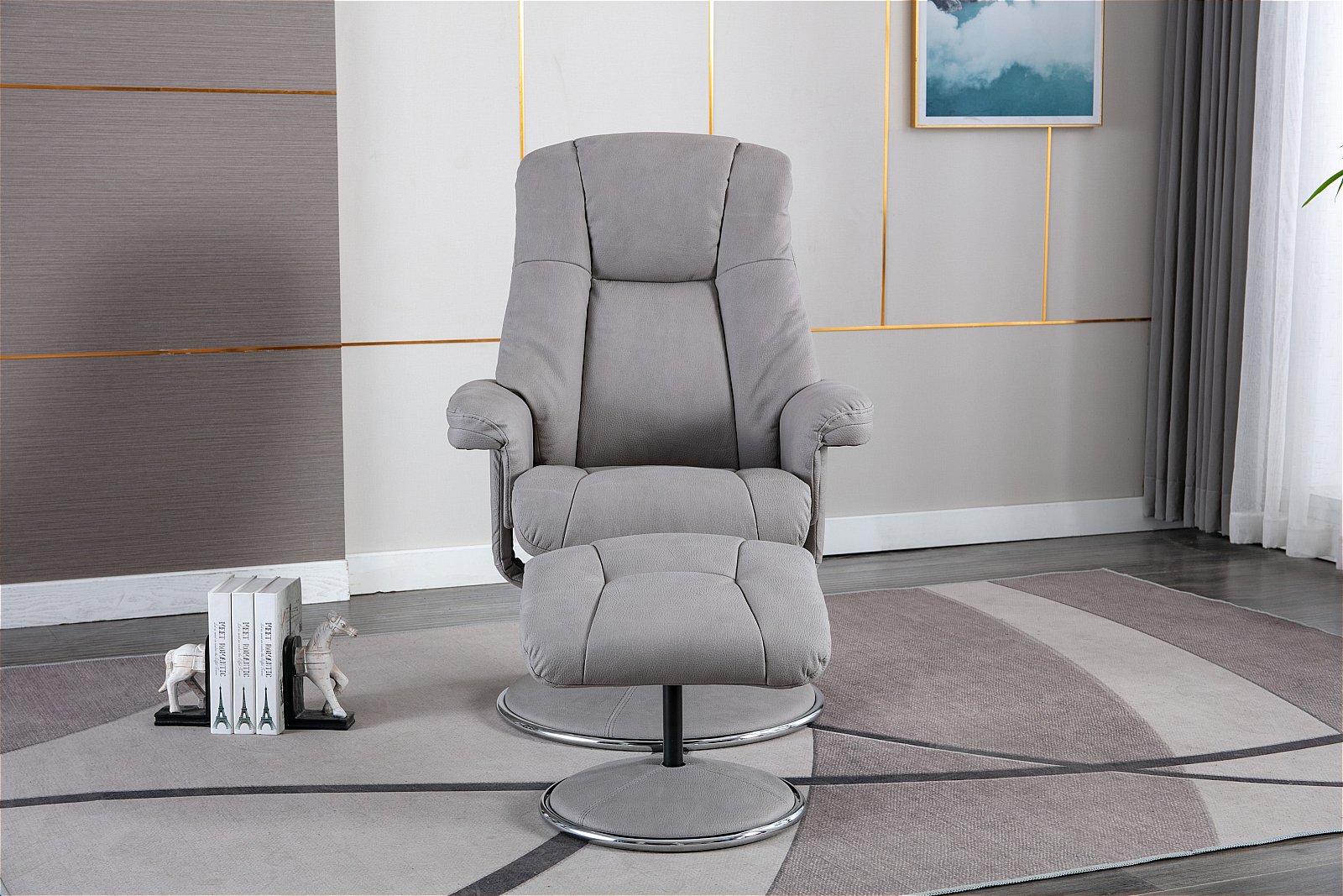 Gfa nice best sale leather swivel chair