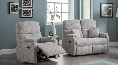 Celebrity - Hertford Chair and 2 Seater Recliner Sofa