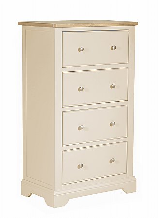 Webb House - Harmony Bedroom 4 Drawer Tall Chest