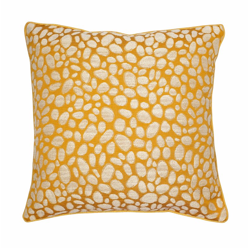 Malini - SCFP Pebbles Mustard Cushion