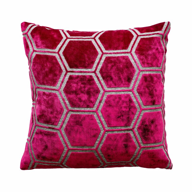 Malini - Ivor Large Fuschia Cushion