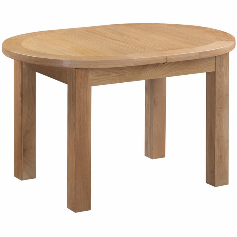 Webb House - Dorset Oak D-End Extending Dining Table