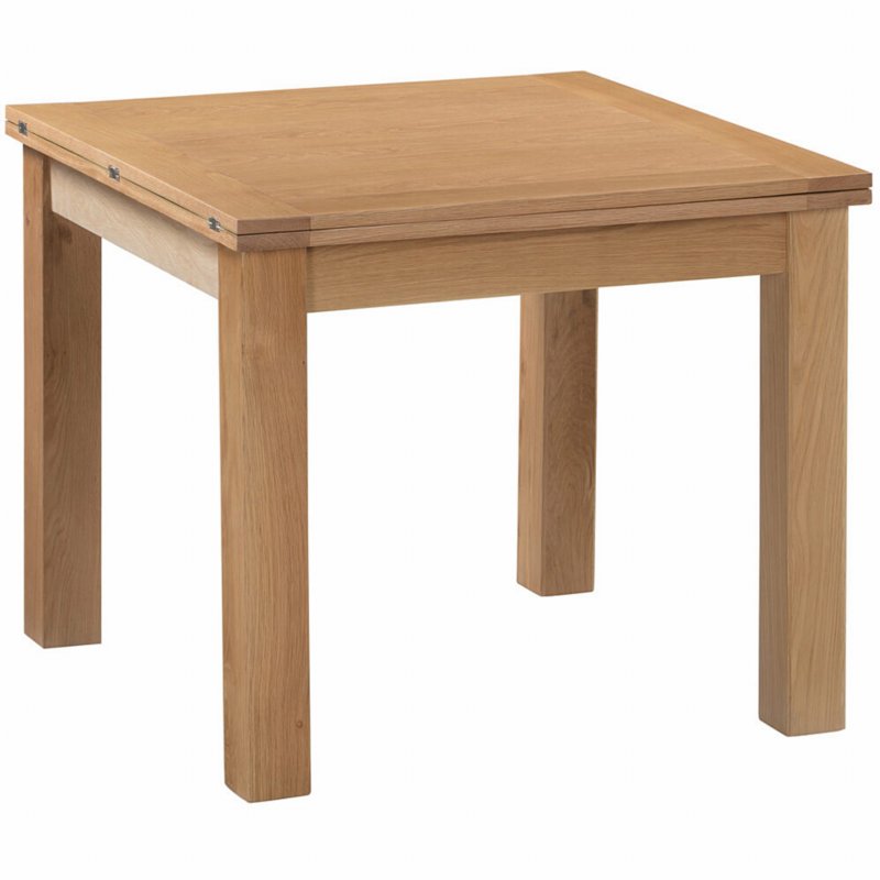 Devonshire - Dorset Oak Flip Top Extending Dining Table