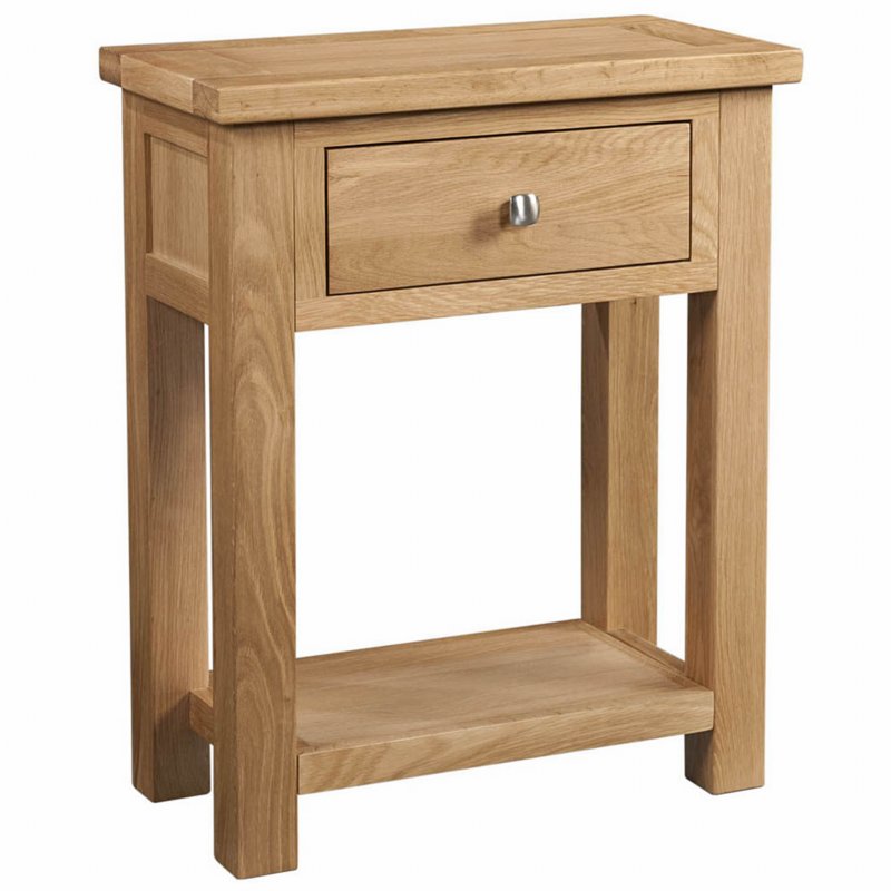 Webb House - Dorset Oak 1 Drawer Console Table