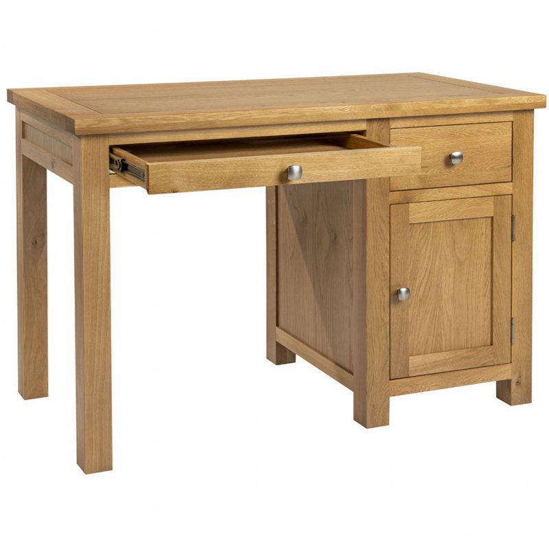 Webb House - Dorset Oak Single Pedestal Desk 