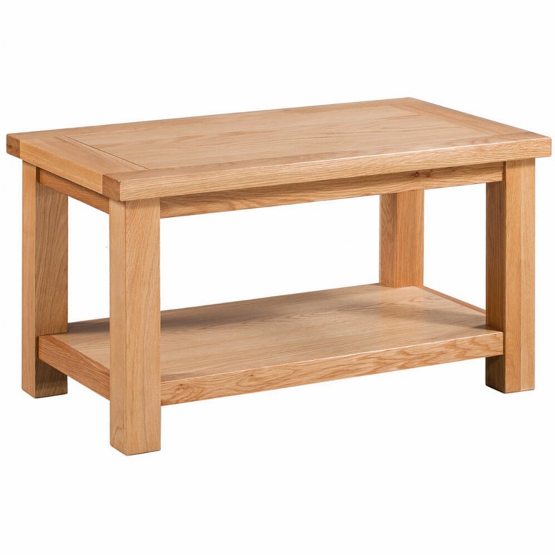 Webb House - Oxford Oak Small Coffee Table With Shelf 