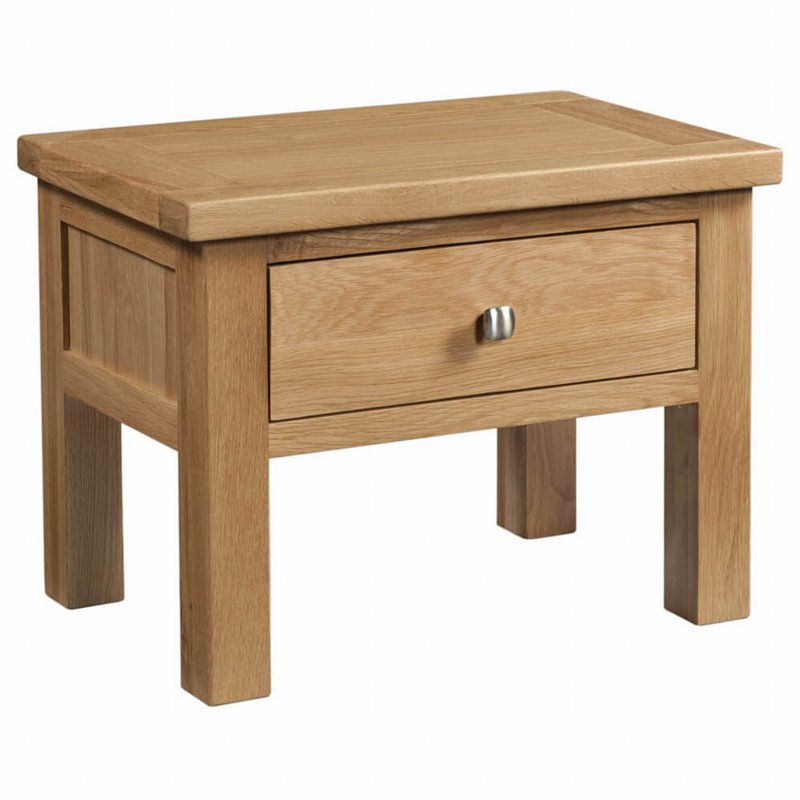 Webb House - Oxford Oak Side Table With Drawer