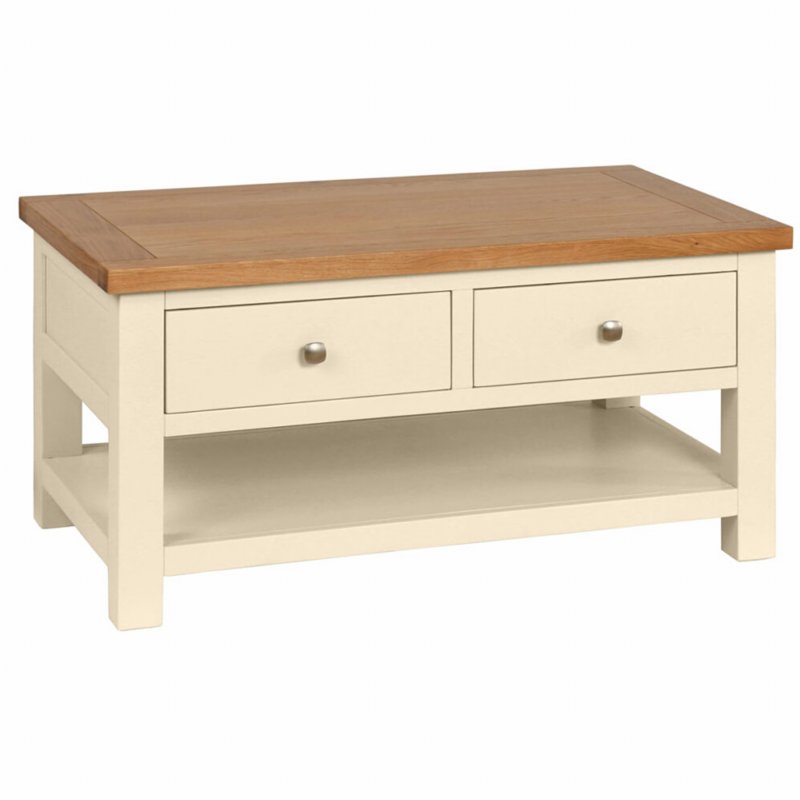 Webb House - Dorset Painted Coffee Table With 2 Drawers