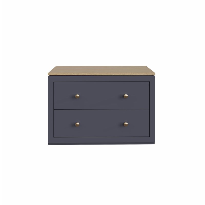 Hill and Hunter - Formby Bedroom 80cm 2 Drawer Chest of Drawers