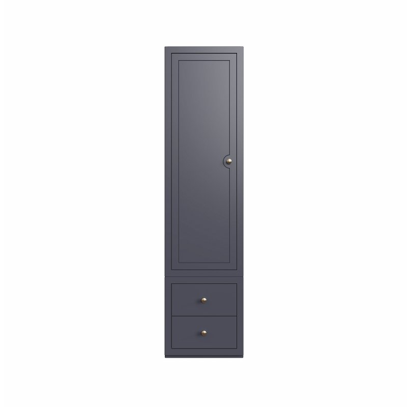 Hill and Hunter - Formby Bedroom 50cm Narrow 1 Door and 2 Draw Robe