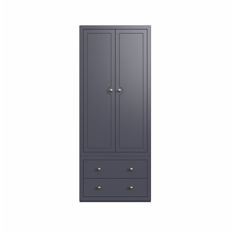 Hill and Hunter - Formby Bedroom 80cm Narrow 1 Door 2 Draw Robe