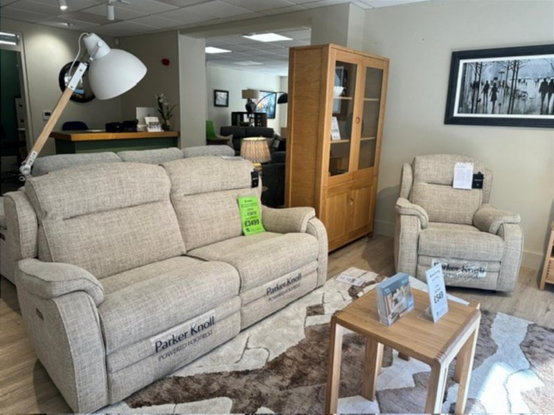 Parker Knoll - Boston Large 2 Seater Power and Manual Chair