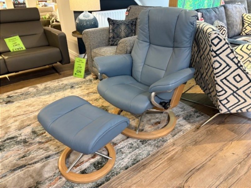Stressless - Mayfair Medium Chair And Stool