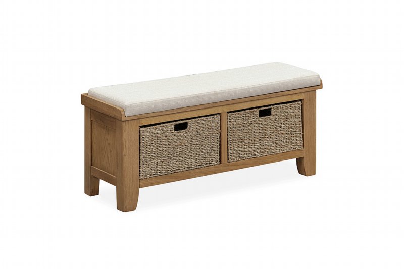 Webb House - Tewkesbury Dining 100cm Upholstered Hall Bench