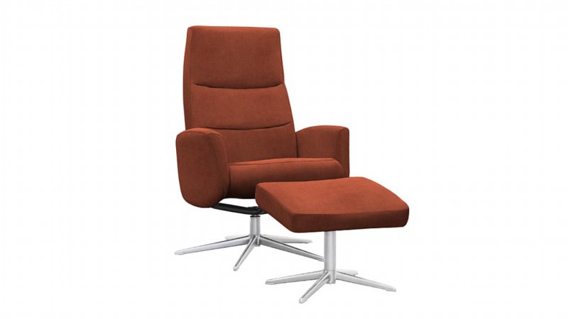 G Plan - Ergo Riba Manual Chair and Footstool