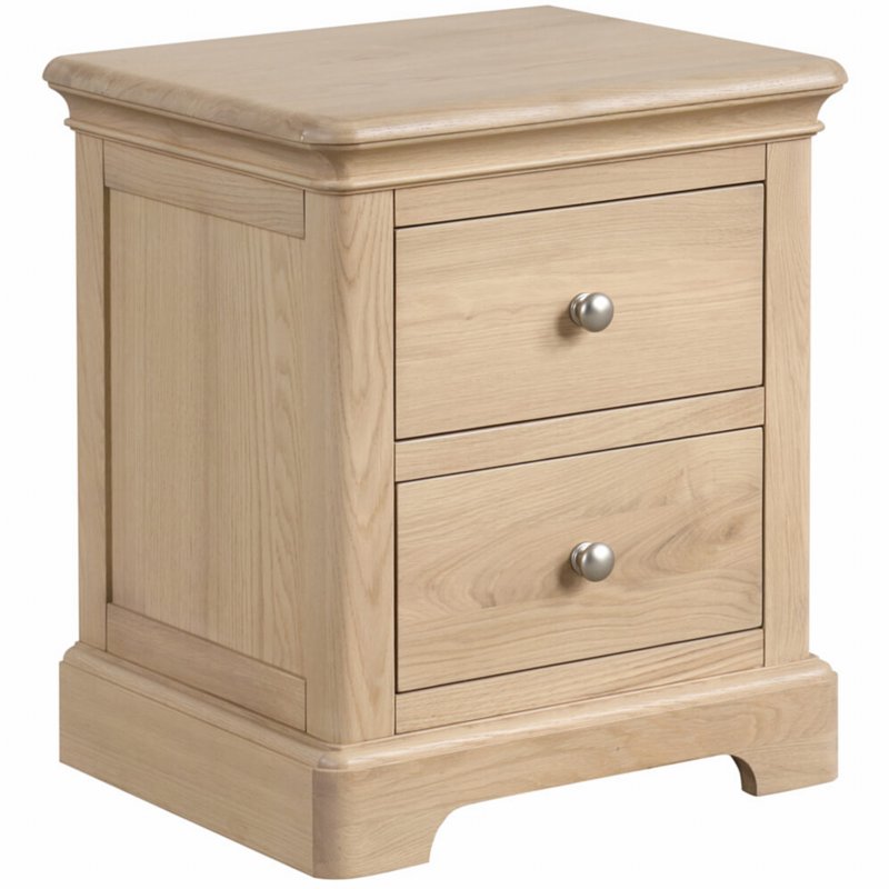 Webb House - Lydford Oak 2 Drawer Bedside