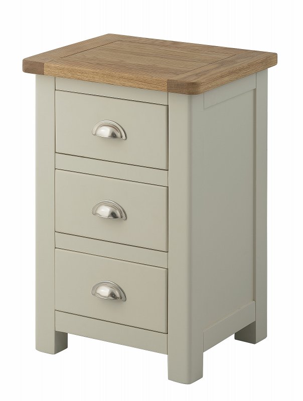 Webb House - Portland Bedside Cabinet - Stone