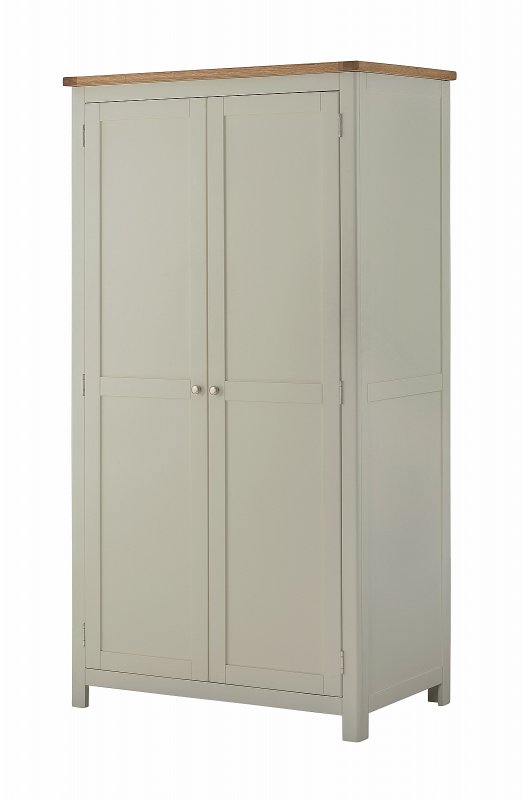 Webb House - Hartford 2 Door Wardrobe - Stone