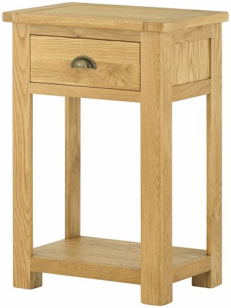 Webb House - Hartford Oak 1 Drawer Small Console Table