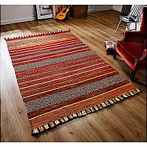 3737/Oriental-Weavers/Kelim-Rug-Red-Stripe