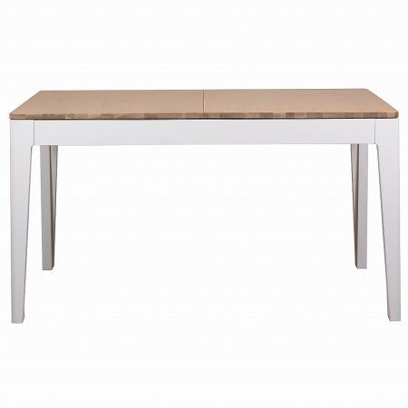 The Smith Collection - Geo Painted White Dining Table