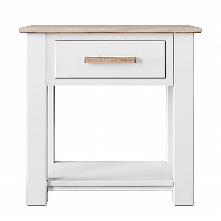 Hill And Hunter - Modo Side Table with Drawer Straight Legs